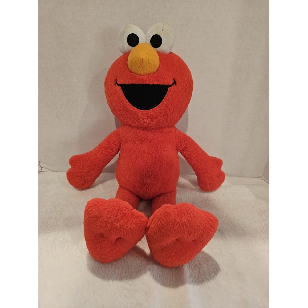 Sesame Street Elmo Plush Stuffed Animal Red ~ 18" Just‎ Play